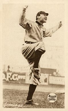 1914 Boston Garter Sepia Hugh Jennings #5 Baseball Card