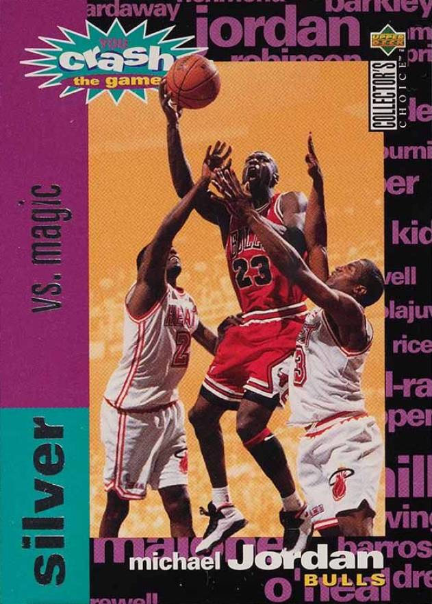 1996 Collector's Choice Crash Game Michael Jordan #C1 Basketball Card