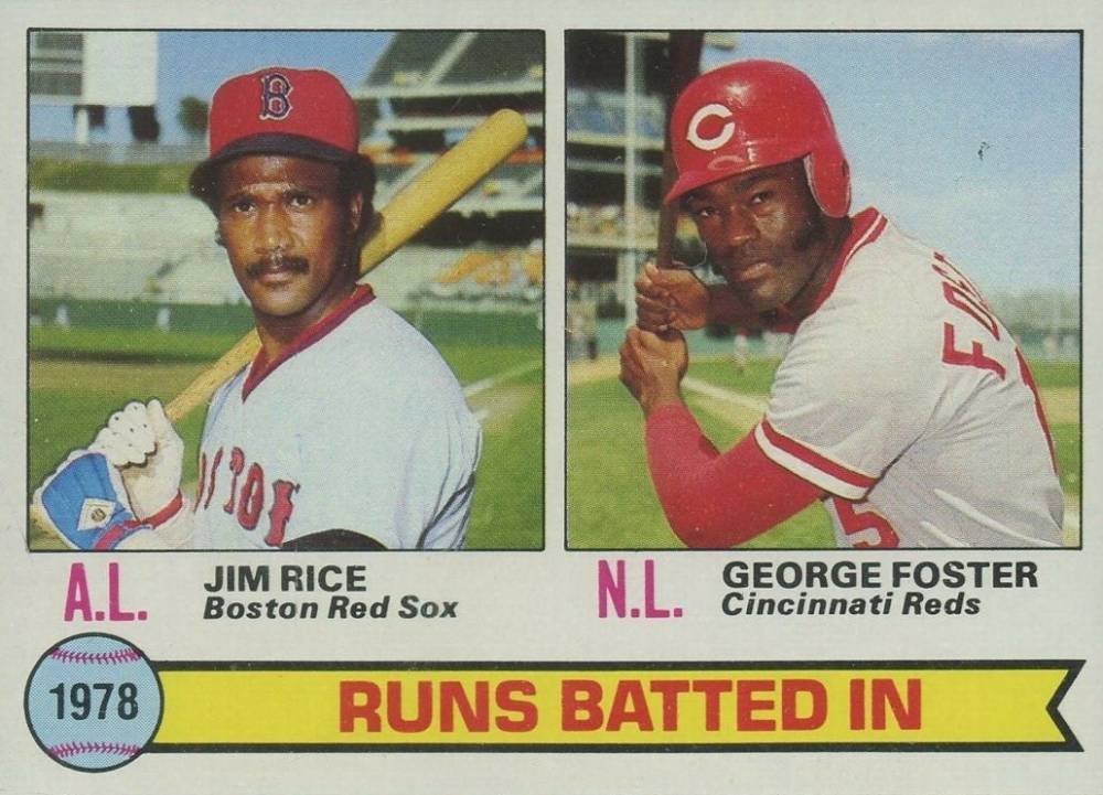 1979 Topps RBI Leaders #3 Baseball Card