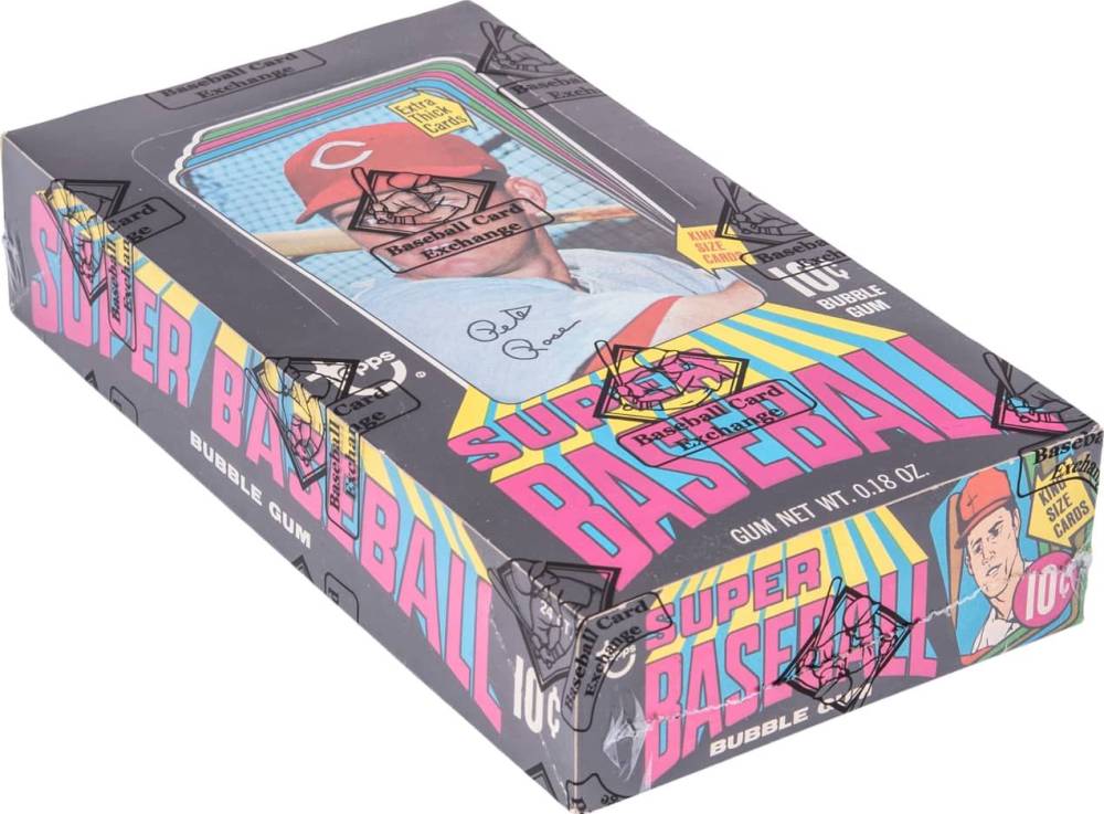 1970 Topps Super Wax Pack Box #WPB Baseball Card