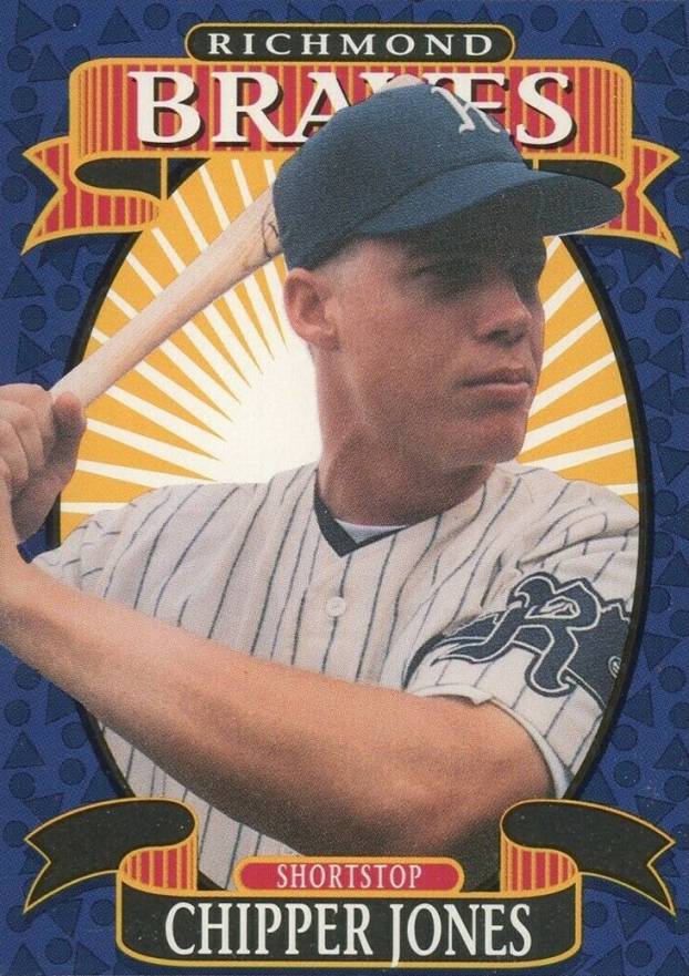 1993 Richmond Braves Pepsi Chipper Jones #6 Baseball Card