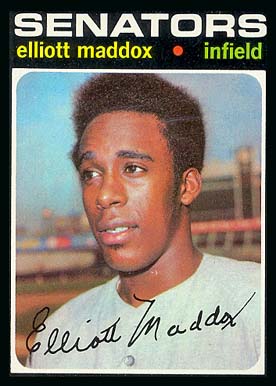 1971 Topps Elliott Maddox #11 Baseball Card