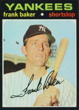 1971 Topps Frank Baker #213 Baseball Card