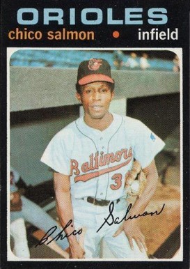 1971 Topps Chico Salmon #249 Baseball Card