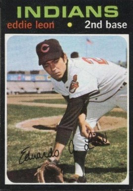 1971 Topps Eddie Leon #252 Baseball Card