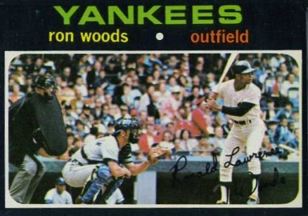 1971 Topps Ron Woods #514 Baseball Card