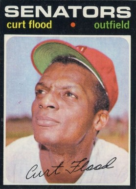 1971 Topps Curt Flood #535 Baseball Card