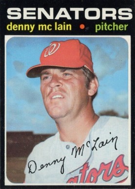 1971 Topps Denny McLain #750 Baseball Card