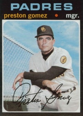1971 Topps Preston Gomez #737 Baseball Card