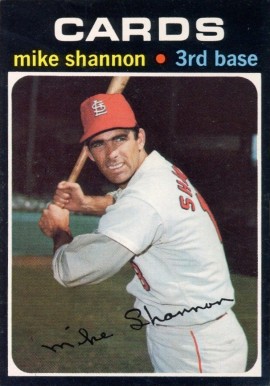 1971 Topps Mike Shannon #735 Baseball Card