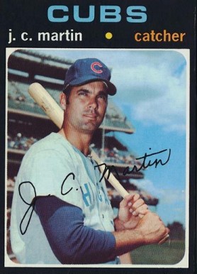 1971 Topps J.C. Martin #704 Baseball Card