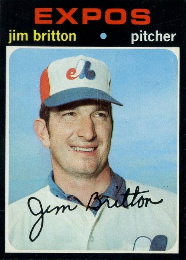 1971 Topps Jim Britton #699 Baseball Card