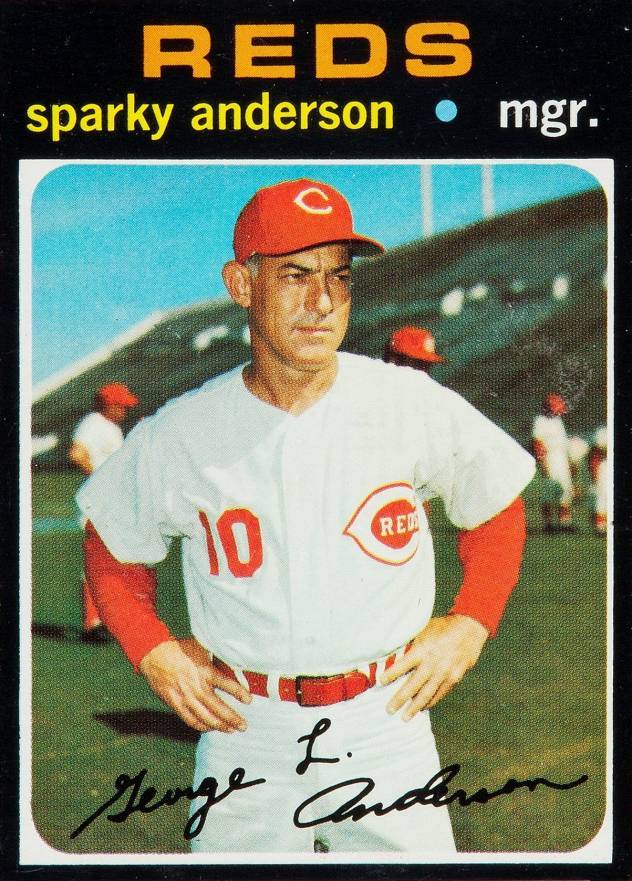 1971 Topps Sparky Anderson #688 Baseball Card