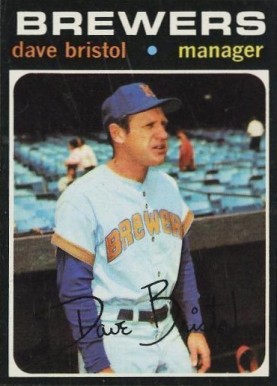 1971 Topps Dave Bristol #637 Baseball Card