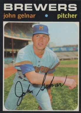 1971 Topps John Gelnar #604 Baseball Card