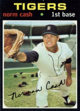 1971 Topps Norm Cash #599 Baseball Card