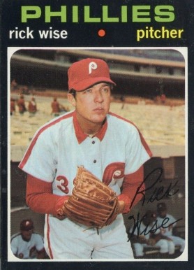 1971 Topps Rick Wise #598 Baseball Card