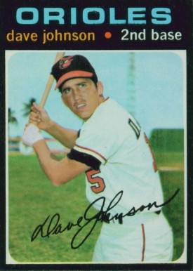 1971 Topps Dave Johnson #595 Baseball Card