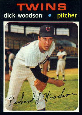 1971 Topps Dick Woodson #586 Baseball Card
