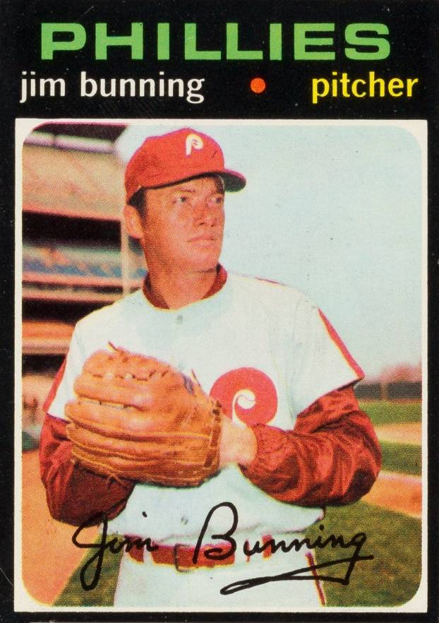 1971 Topps Jim Bunning #574 Baseball Card