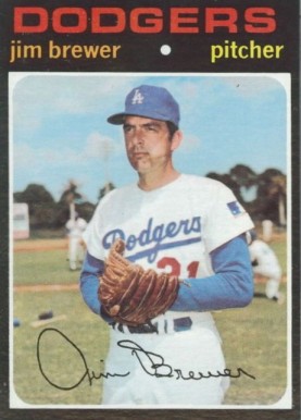 1971 Topps Jim Brewer #549 Baseball Card