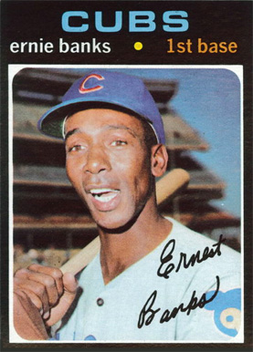 1971 Topps Ernie Banks #525 Baseball Card