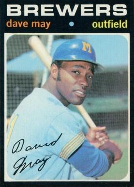 1971 Topps Dave May #493 Baseball Card