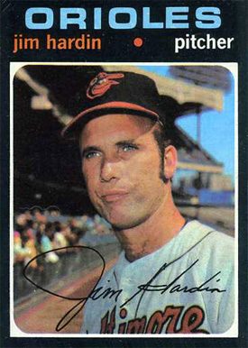 1971 Topps Jim Hardin #491 Baseball Card