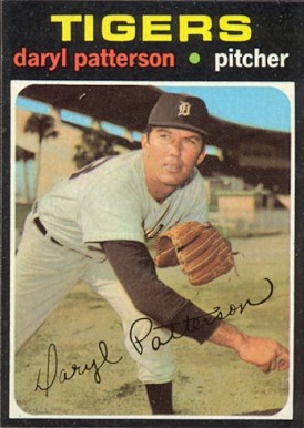 1971 Topps Daryl Patterson #481 Baseball Card