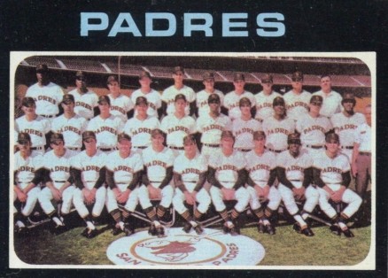 1971 Topps San Diego Padres Team #482 Baseball Card
