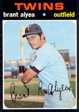 1971 Topps Brant Alyea #449 Baseball Card