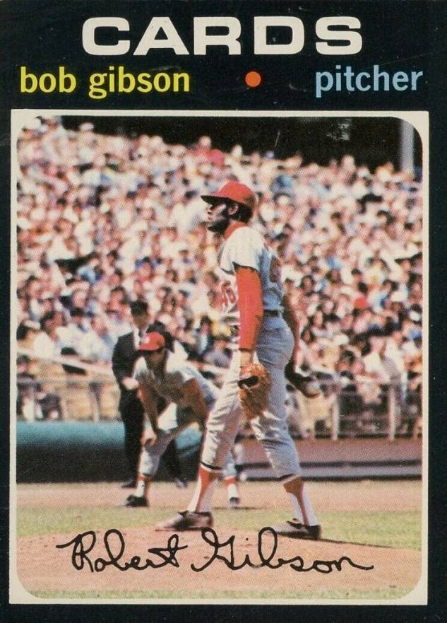 1971 Topps Bob Gibson #450 Baseball Card