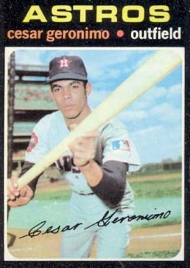 1971 Topps Cesar Geronimo #447 Baseball Card