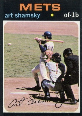 1971 Topps Art Shamsky #445 Baseball Card