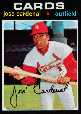 1971 Topps Jose Cardenal #435 Baseball Card