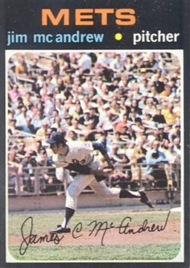 1971 Topps Jim McAndrew #428 Baseball Card