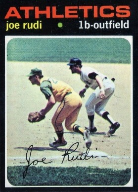 1971 Topps Joe Rudi #407 Baseball Card
