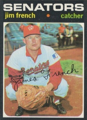 1971 Topps Jim French #399 Baseball Card