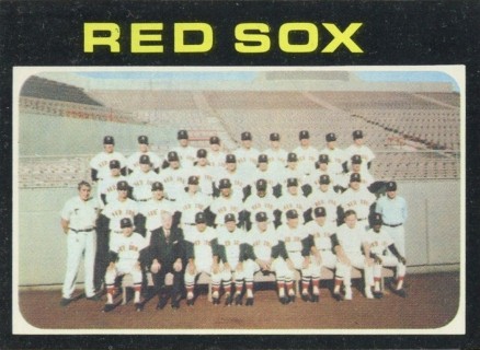 1971 Topps Boston Red Sox Team #386 Baseball Card