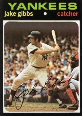 1971 Topps Jake Gibbs #382 Baseball Card