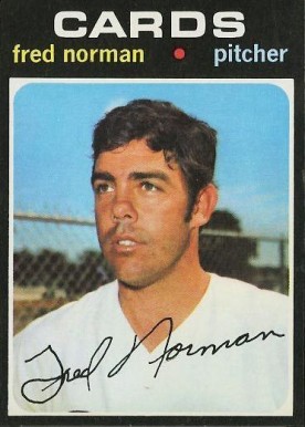 1971 Topps Fred Norman #348 Baseball Card