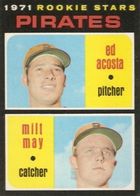 1971 Topps Rookie Stars Pirates #343 Baseball Card