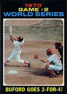 1971 Topps World Series Game 2 #328 Baseball Card
