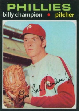 1971 Topps Billy Champion #323 Baseball Card