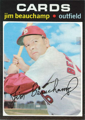 1971 Topps Jim Beauchamp #322 Baseball Card