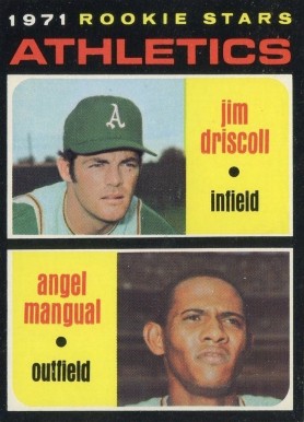 1971 Topps Rookie Stars Athletics #317 Baseball Card