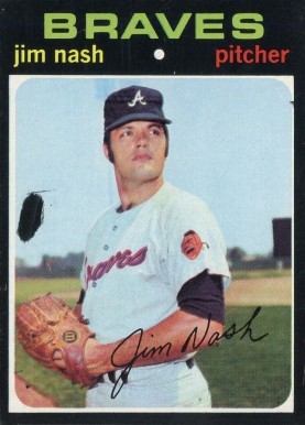1971 Topps Jim Nash #306b Baseball Card