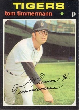 1971 Topps Tom Timmermann #296 Baseball Card