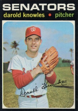 1971 Topps Darold Knowles #261 Baseball Card