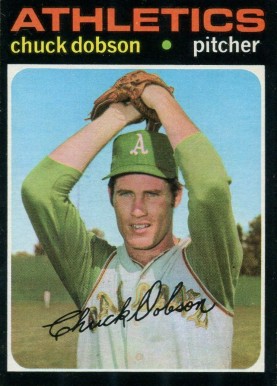 1971 Topps Chuck Dobson #238 Baseball Card